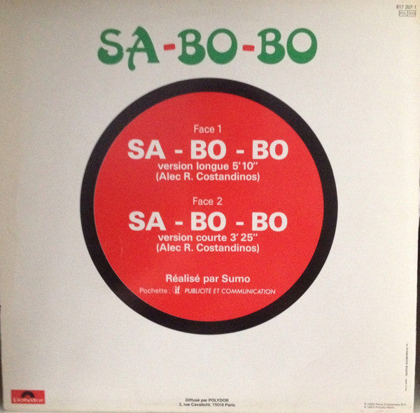 Sumo (9) : Sa-Bo-Bo (12", Maxi, Promo)