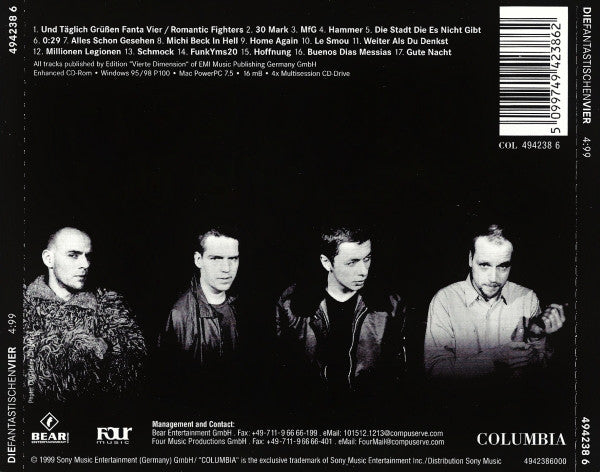 Die Fantastischen Vier : 4:99 (CD, Album, Enh, CD-)
