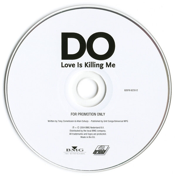 Do : Love Is Killing Me (CD, Promo)