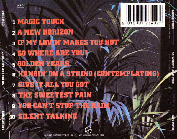 Loose Ends : So Where Are You? (CD, Album)