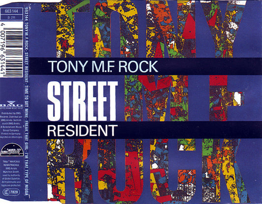 Tony Rock : Street Resident (CD, Maxi)