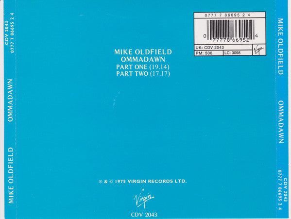 Mike Oldfield : Ommadawn (CD, Album, RE)