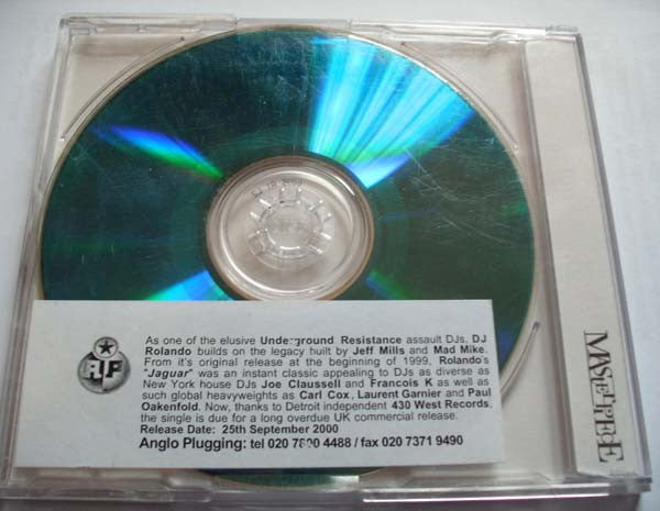 DJ Rolando A.K.A. The Aztec Mystic : Jaguar (CDr, Single, Promo)