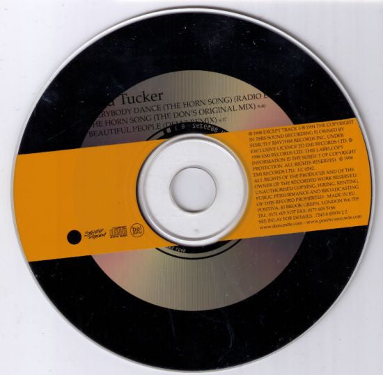 Barbara Tucker : Everybody Dance (The Horn Song) (CD, Single)
