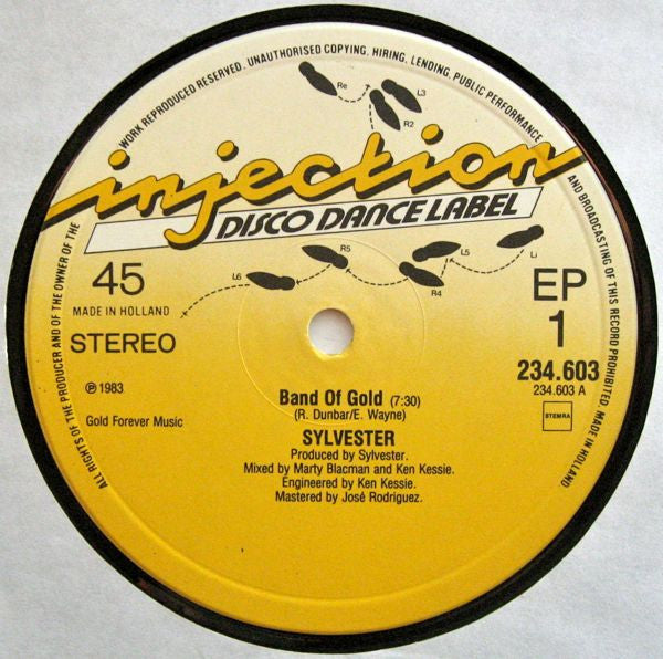 Sylvester : Band Of Gold (12", EP)