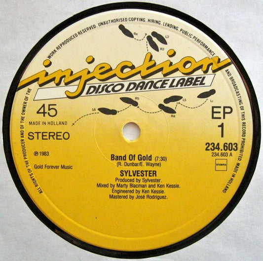Sylvester : Band Of Gold (12", EP)
