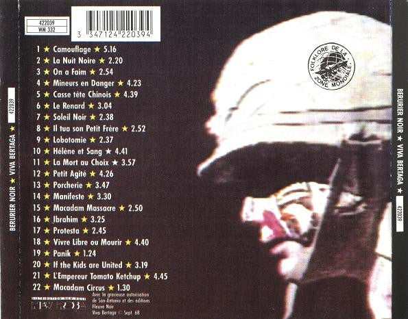 Bérurier Noir : Viva Bertaga (CD, Album)