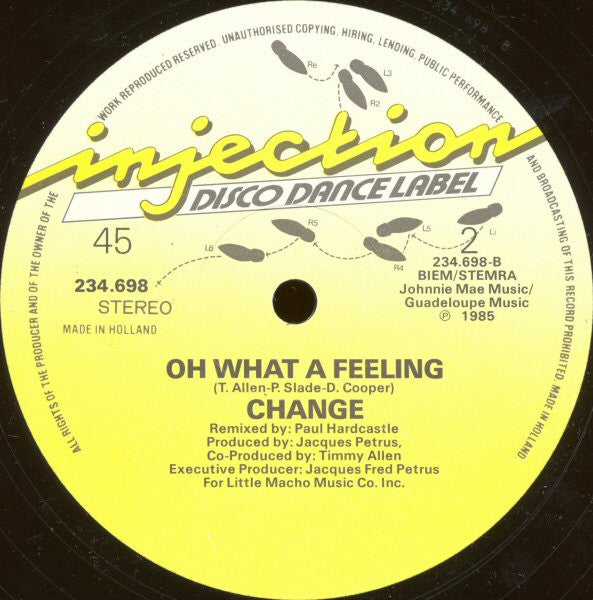 Change : Mutual Attraction / Oh What A Feeling (12", Maxi)