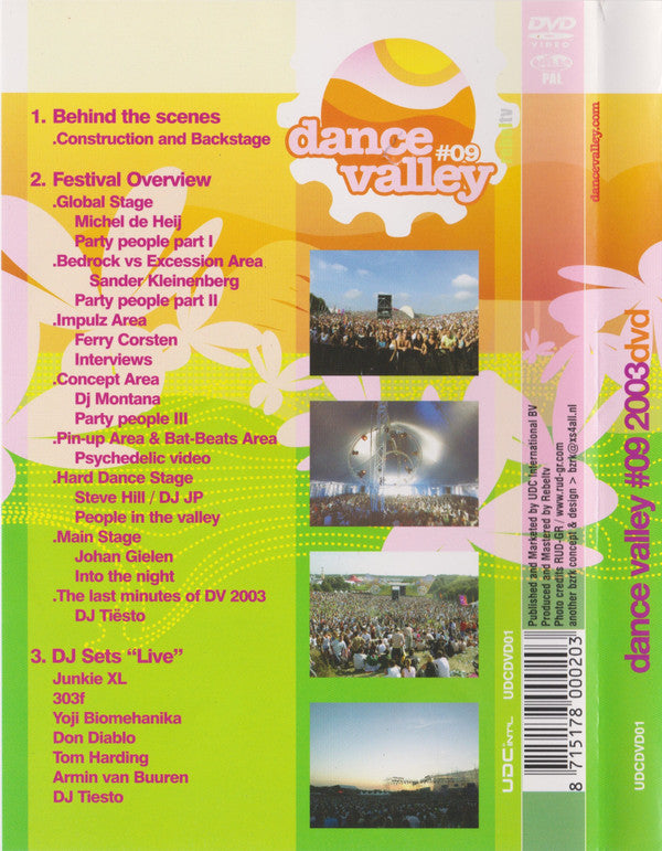 Various : We Can Not Get Enough! Dance Valley #9 2003 (DVD, PAL)