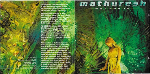 Mathuresh : Metaphor (CD, Album, Enh, P/Mixed)