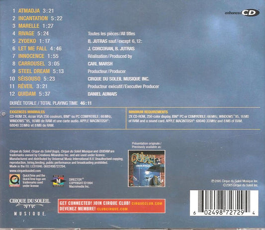 Cirque Du Soleil : Quidam (CD, Album, Enh, RE)