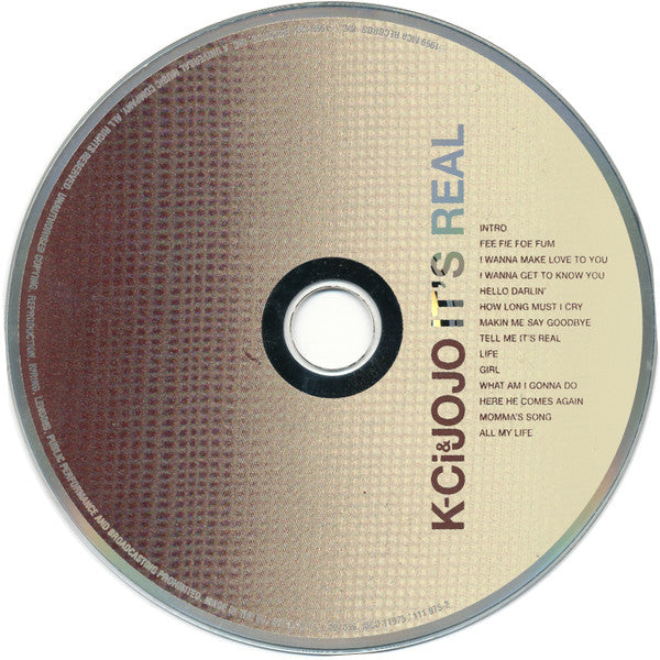 K-Ci & JoJo : It's Real (CD, Album, Enh)