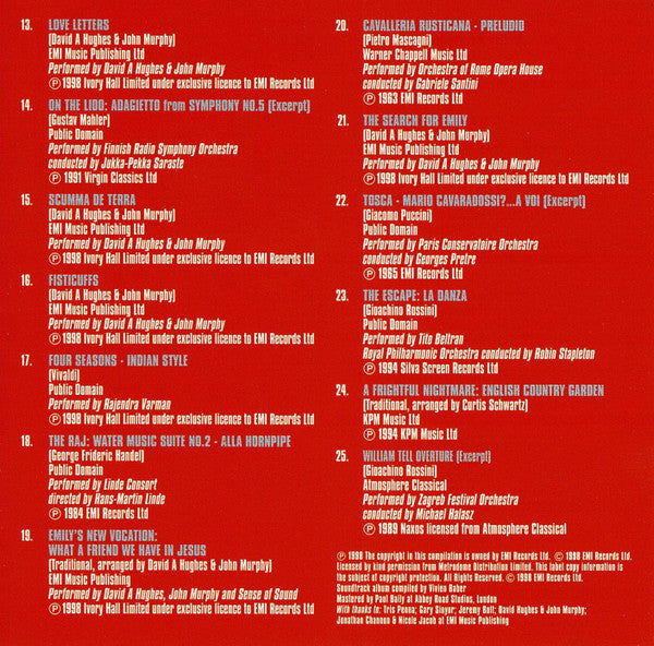 Various : Stiff Upper Lips (Original Motion Picture Soundtrack) (CD, Album)