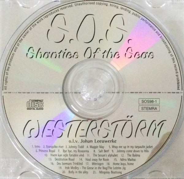 Shantykoor Westerstörm, Westerbroek : S.O.S. Shanties Of The Seas (CD, Album)