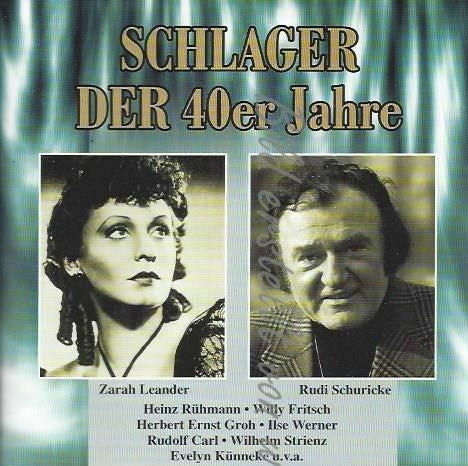 Various : Schlager Der 40er Jahre (CD, Comp)