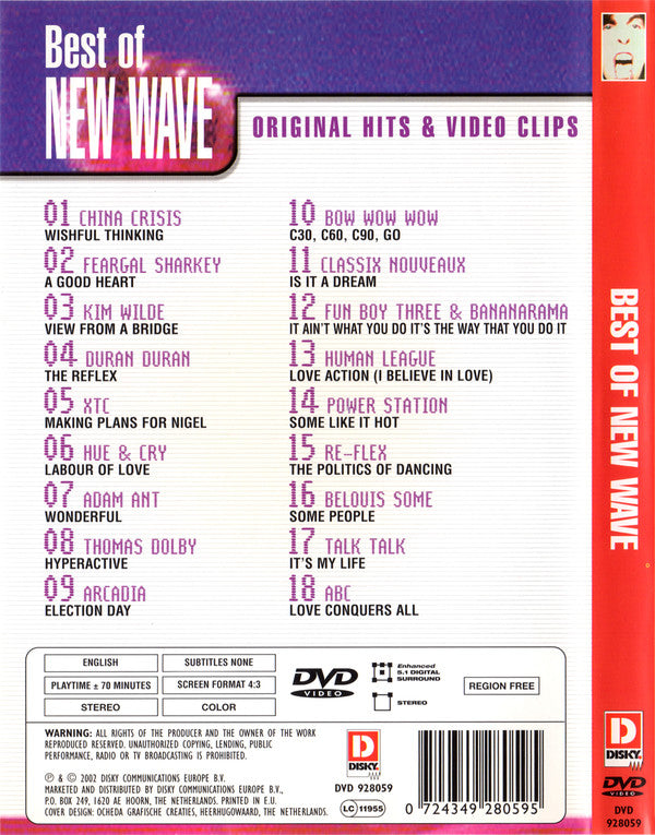 Various : Best Of New Wave (DVD-V, Comp, NTSC, 4:3)