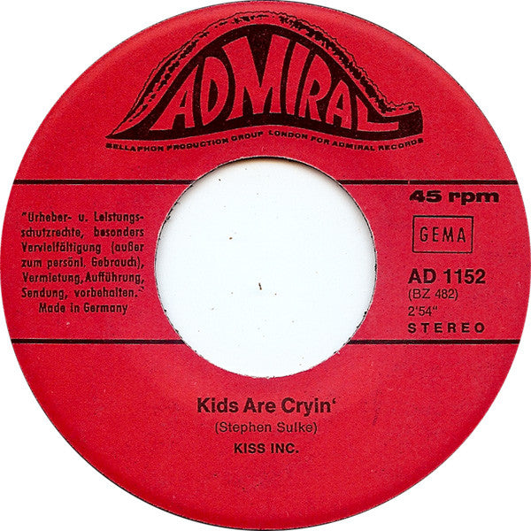 Kiss Inc. : Hey Mr. Holy Man (7", Single)