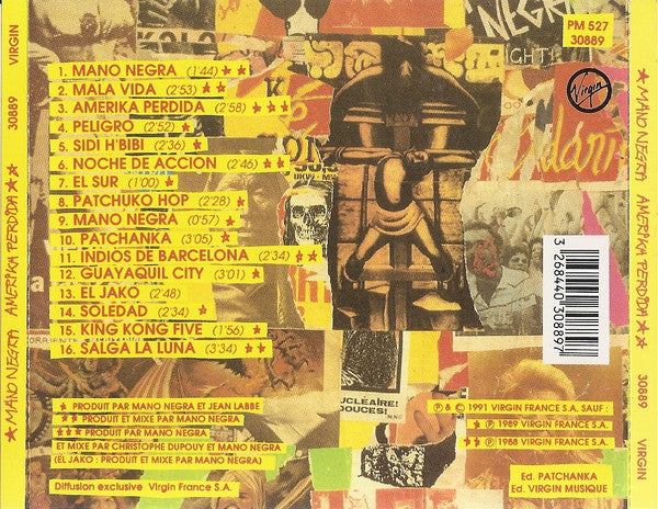Mano Negra : Amerika Perdida (CD, Comp)