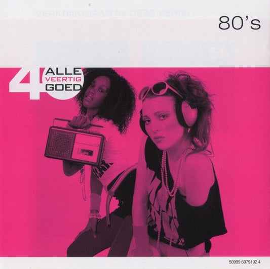 Various : Alle 40 Goed - 80's (2xCD, Comp)