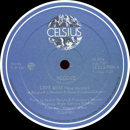 Voggue : Love Buzz (12")