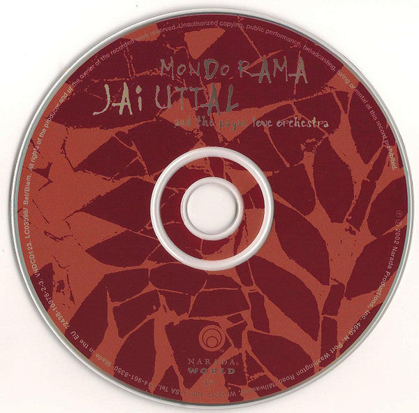 Jai Uttal And The Pagan Love Orchestra : Mondo Rama (CD, Album)