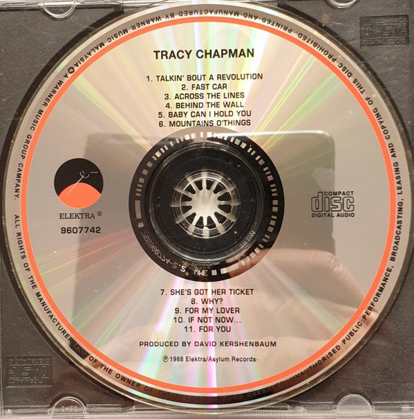 Tracy Chapman : Tracy Chapman (CD, Album)