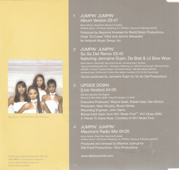 Destiny's Child : Jumpin' Jumpin' (CD, Maxi)