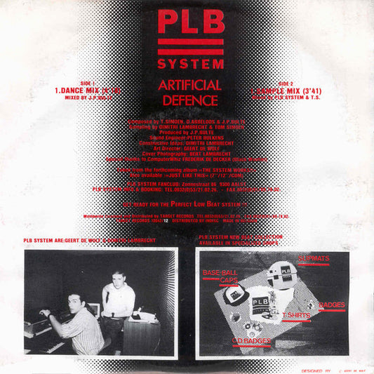 PLB System : Artificial Defence (Esta Loco) (7", Single)