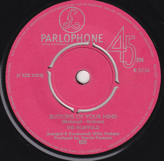 Scaffold : Lily The Pink (7", Single, Red)