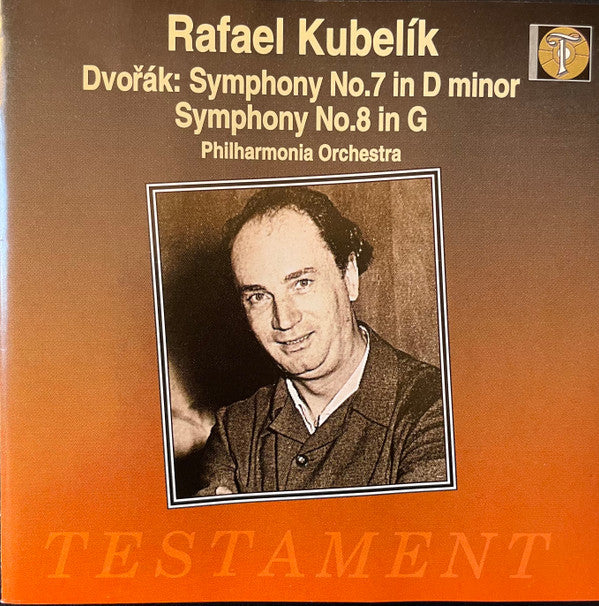 Rafael Kubelik / Antonín Dvořák / Philharmonia Orchestra : Symphonies No.7 / Symphony No.8 (CD, Comp, Mono, ADD)