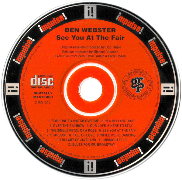 Ben Webster : See You At The Fair (CD, Album, RE, RM)