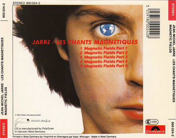 Jean-Michel Jarre : Magnetic Fields = Les Chants Magnetiques (CD, Album)