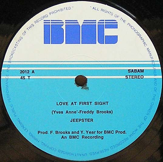 Jeepster : Love At First Sight (12")