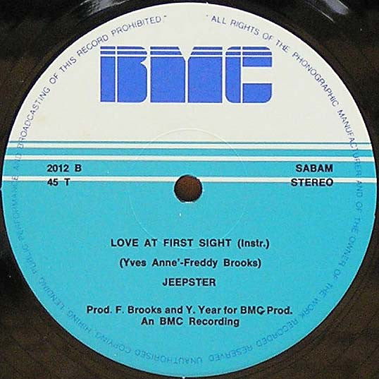 Jeepster : Love At First Sight (12")