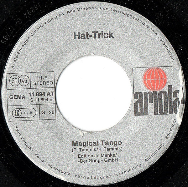 Hat-Trick : If I Only Had Time (7", Single)
