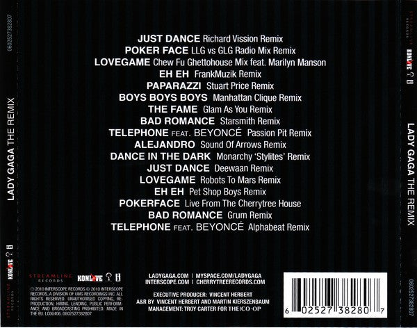 Lady Gaga : The Remix (CD, Comp)