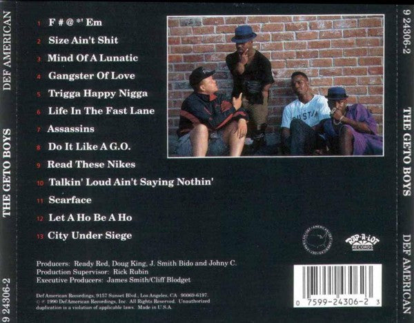 Geto Boys : The Geto Boys (CD, Album)