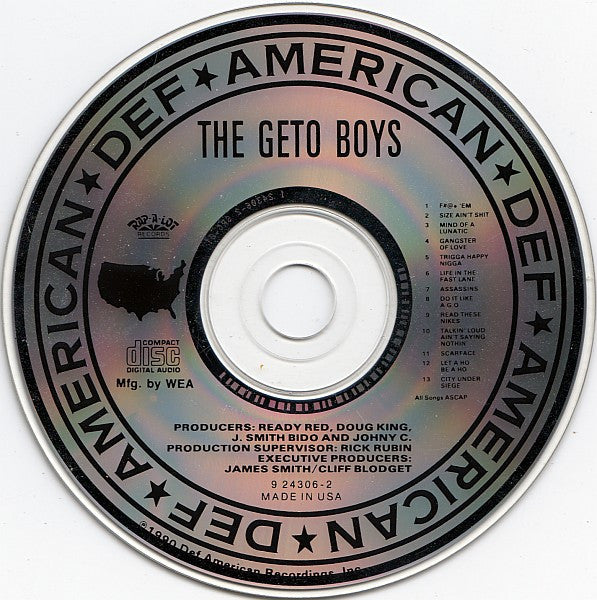 Geto Boys : The Geto Boys (CD, Album)