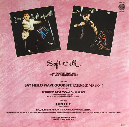 Soft Cell : Say Hello, Wave Goodbye (12", Maxi)