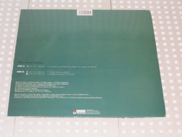 Blackmail : Do You Wanna ...? (12")