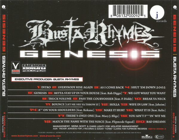 Busta Rhymes : Genesis (CD, Album)