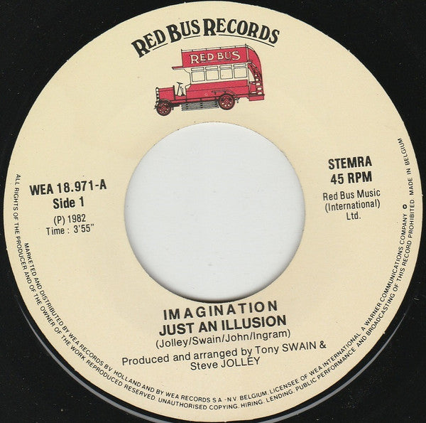 Imagination : Just An Illusion (7", Single)