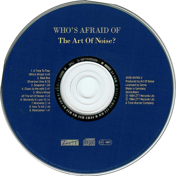 The Art Of Noise : Who's Afraid Of The Art Of Noise? (CD, Album, RE)