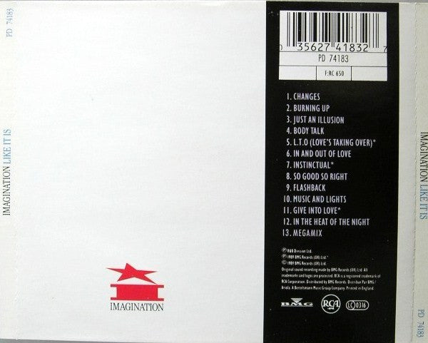 Imagination : Like It Is - Revised And Remixed Classics (CD, Comp)