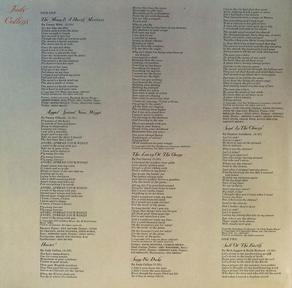 Judy Collins : Judith (LP, Album, Gat)