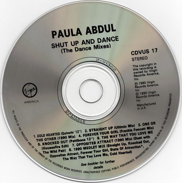 Paula Abdul : Shut Up And Dance (The Dance Mixes) (CD, Comp)