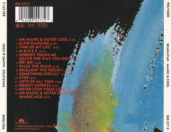 Shakatak : Manic & Cool (CD, Album)