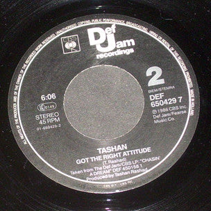 Tashan : Chasin' A Dream (7", Single)