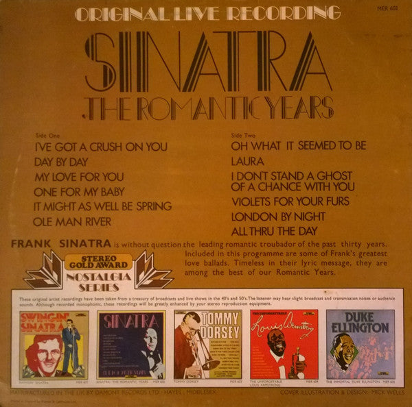 Frank Sinatra : The Romantic Years (LP, Comp, Mono)