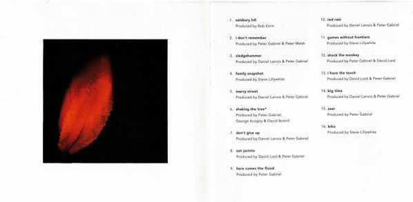 Peter Gabriel : Shaking The Tree (Sixteen Golden Greats) (CD, Comp, RP)